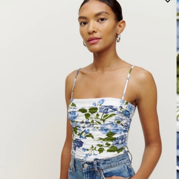 U1. NWOT REFORMATION ORION TOP IN LUCCA - Picture 3 of 6